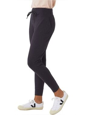 Lole Nordstrom Black High-Rise Tapered leg Joggers Pants Loungewear Small NWOT